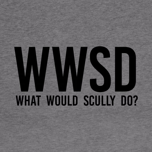 what would scully do? (black) | x files by kylabiles